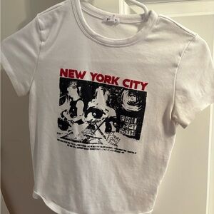 Garage White Graphic Tee for Kids